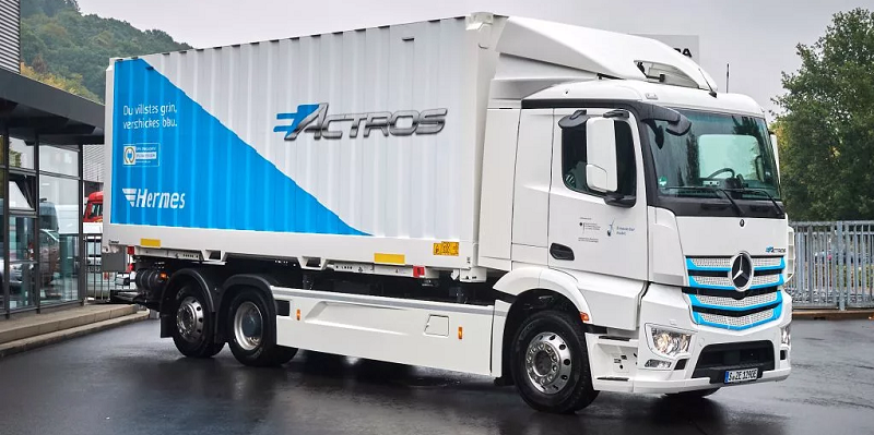 тяжёлый электрический грузовик Mercedes-Benz eActros